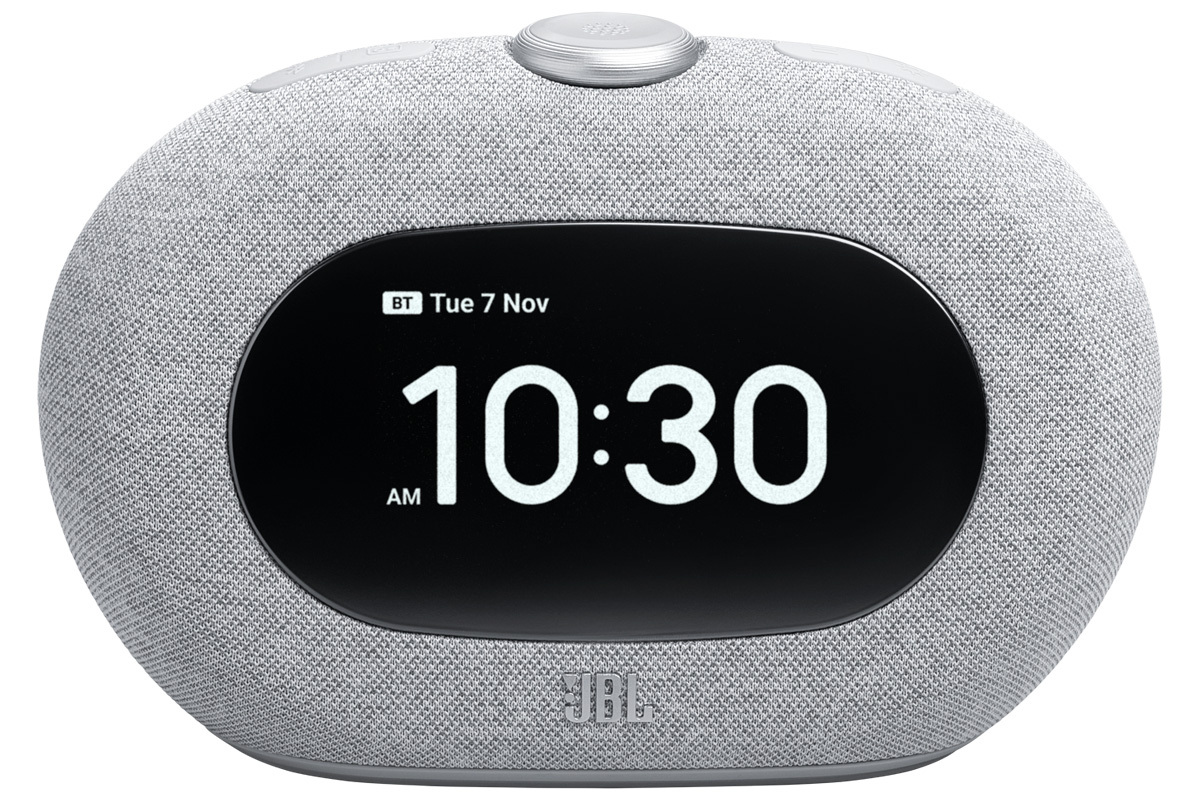 JBL、目覚まし時計型Bluetoothスピーカー「Horizon 3」。音とライトで