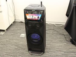 ソニー、“DJっぽく”操作できるターンテーブル搭載スピーカー「MHC-V3