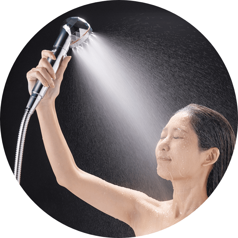 シャワーヘッド｜ファイテン 健光浴シャワーヘッド｜製品情報