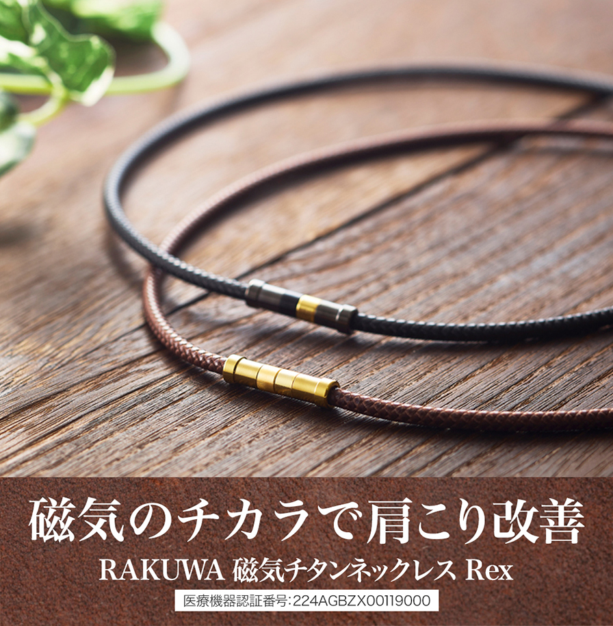 RAKUWA磁気チタンネックレス Rex(管理医療機器) | ファイテン公式通販