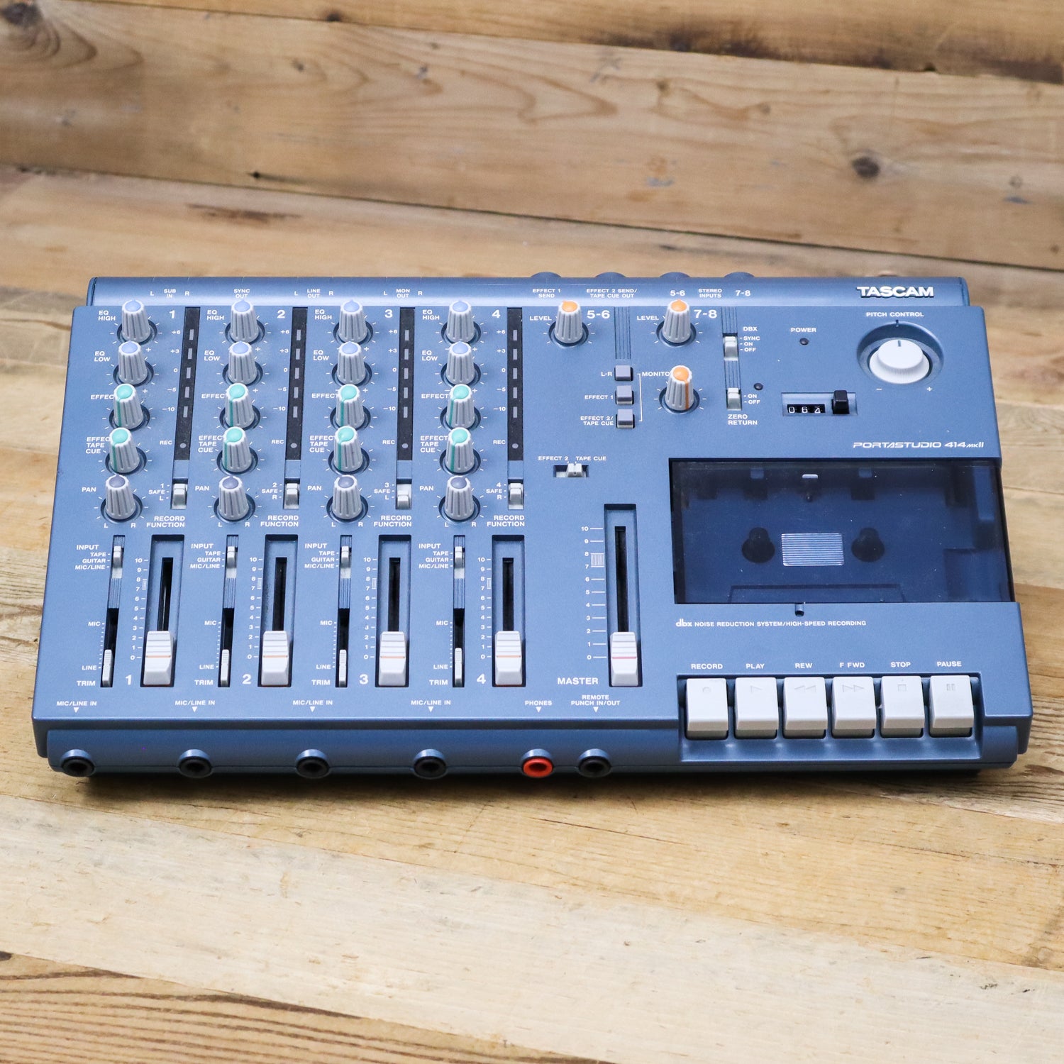 Tascam Portastudio 414 MK2 Analog 4-Track Cassette Tape Recorder