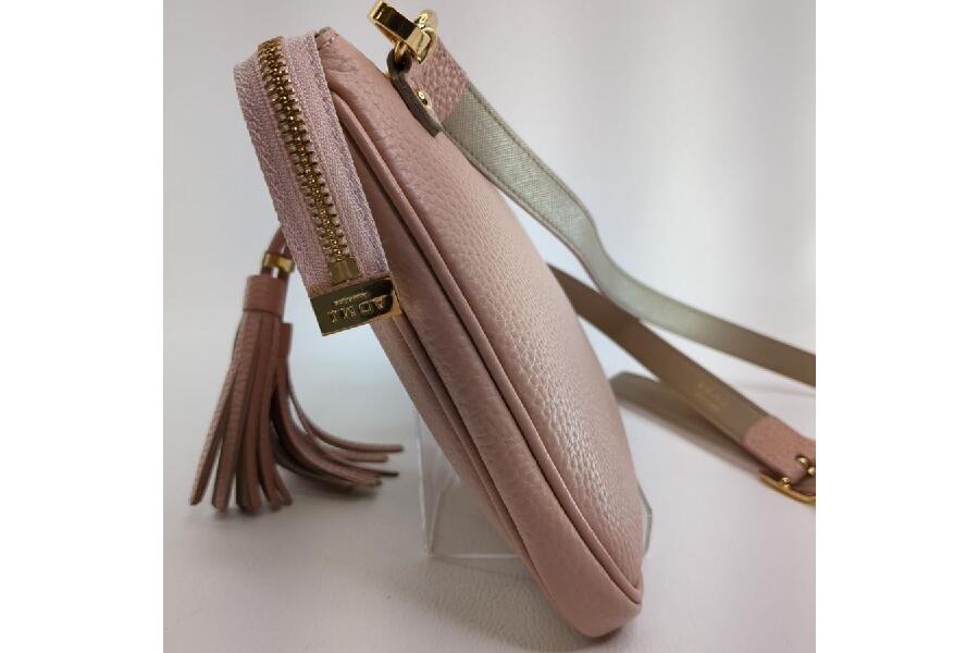 A.D.M.J. エーディーエムジェイ 2WAYショルダーバッグ タッセル レザー