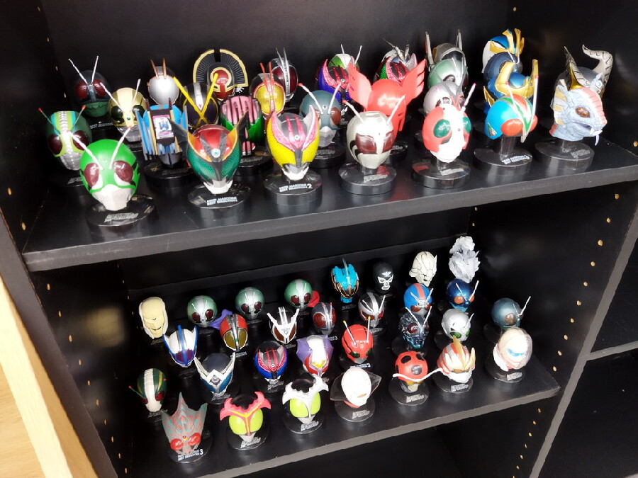 仮面ライダーマスクがいっぱい お気に入りはどれ？｜2022年09月13日