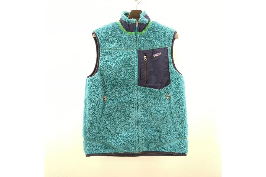 Patagonia パタゴニア フリースベスト メンズ グリーン SIZE