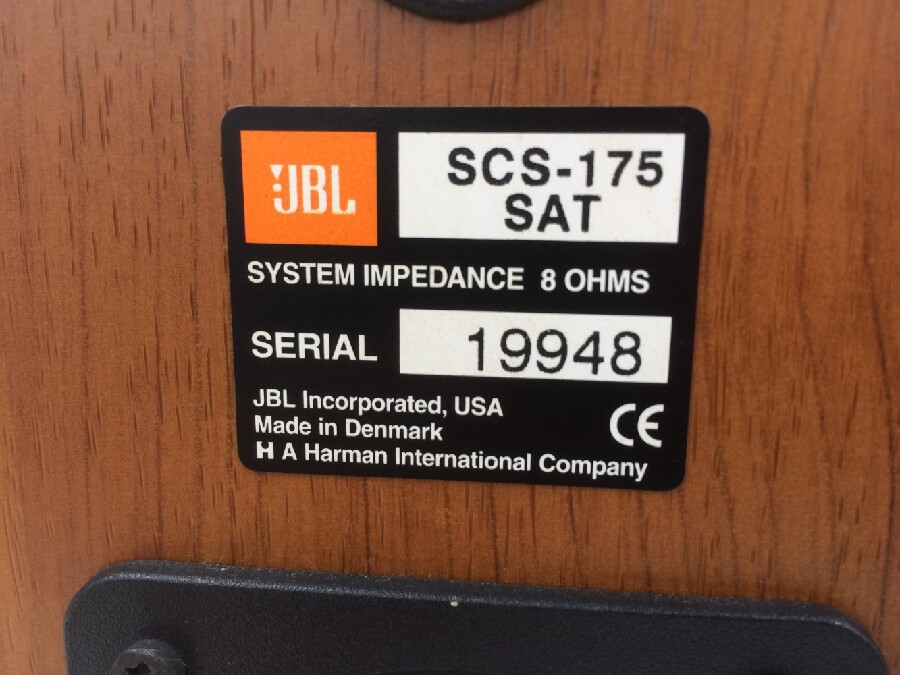 JBL (ｼﾞｪｰﾋﾞｰｴﾙ) SCS-175 SAT ｻﾃﾗｲﾄｽﾋﾟｰｶｰ 入荷しました！！｜2024年02