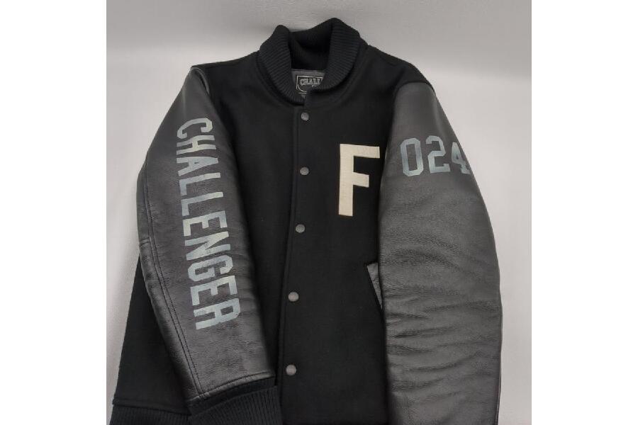 チャレンジャー スタジャン SIZE L ブラック レザー袖 CLG-JK 012-005