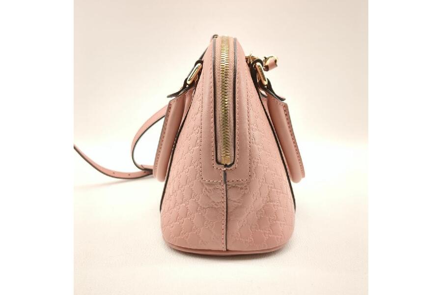 グッチ ショルダーバッグ マイクログッチシマ ピンク 449654.493075