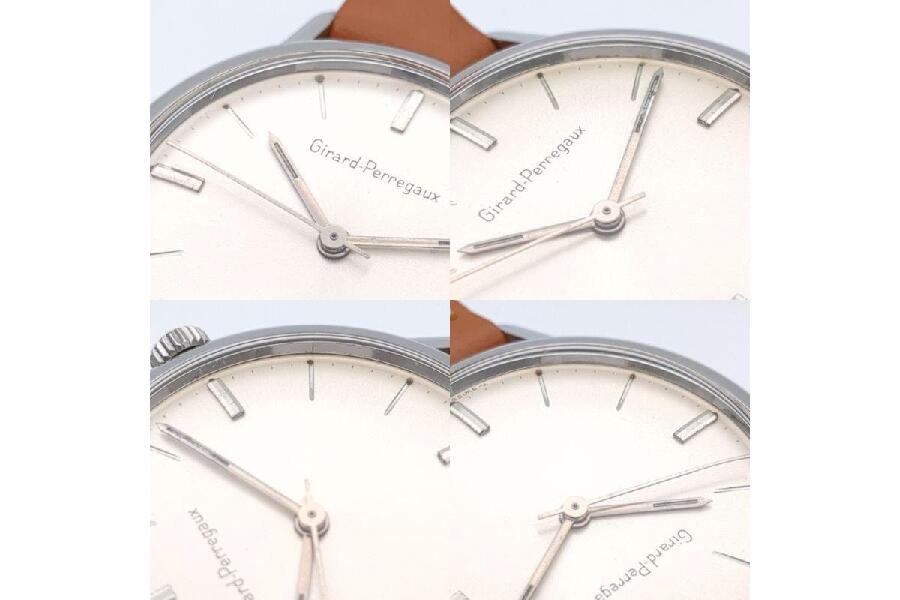 ジラールペルゴ 手巻き 17石 26H動作確認 要OH 3針 メンズ 腕時計