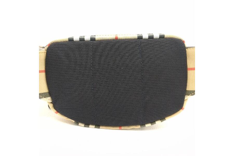 美品 バーバリー ボディバッグ ウェストバッグ ノバチェック ベージュ