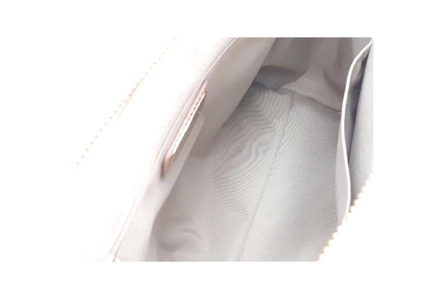 中古 フルラ ハンド ショルダー 2WAY バッグ FURLA ピンクベージュ