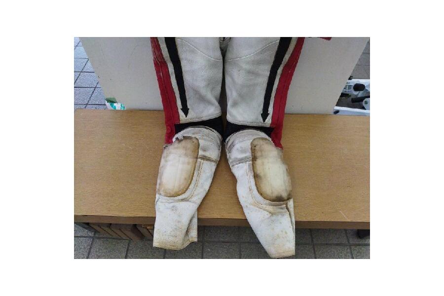 F-ONE レーシングスーツ 革ツナギ Mサイズ MFJ ライダース ※全体的に