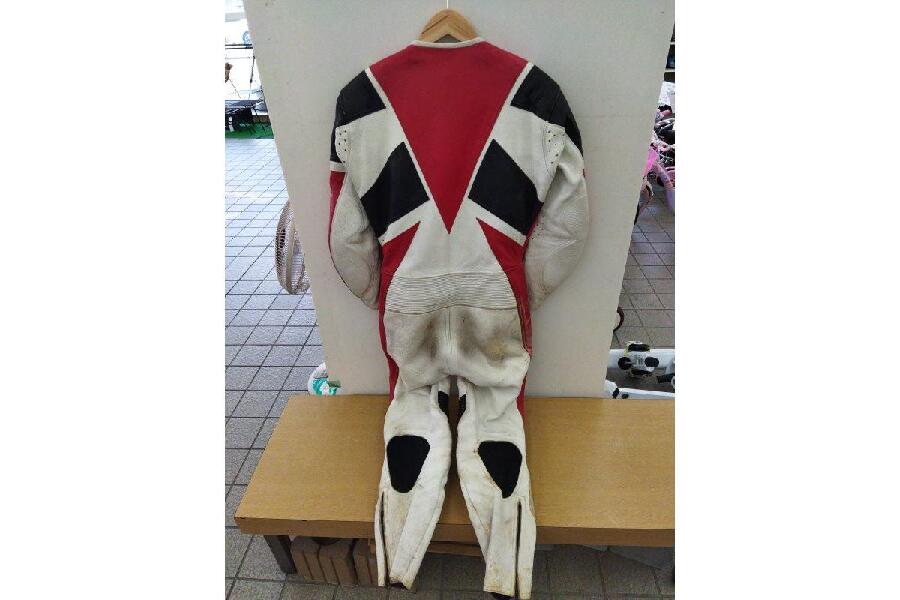 F-ONE レーシングスーツ 革ツナギ Mサイズ MFJ ライダース ※全体的に