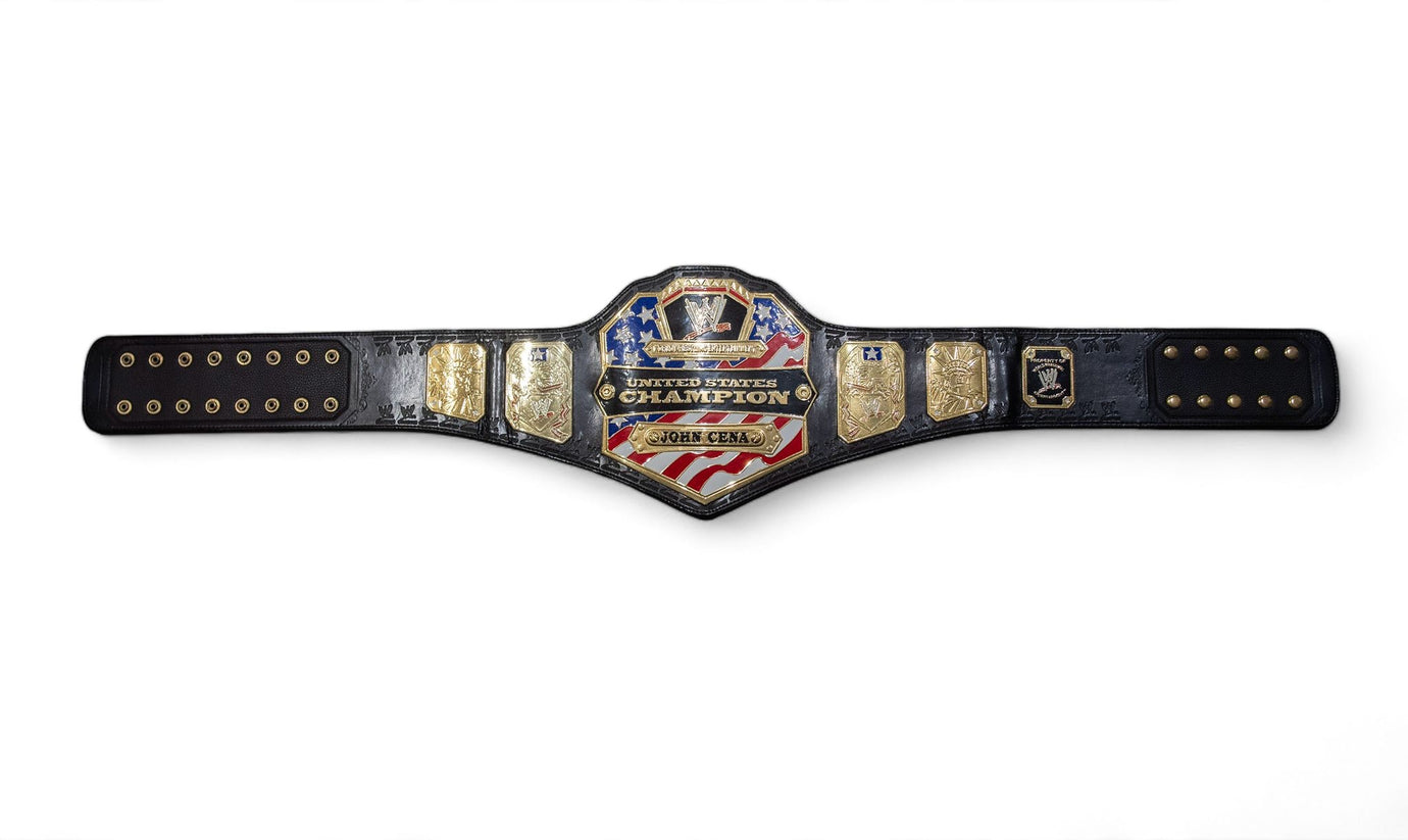 John Cena Signed United States WWE Belt Genuine Signature AFTAL