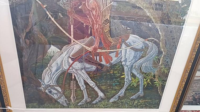 2026年 馬9天に駆け上がる！掛け軸 来年の干支 いかがですか