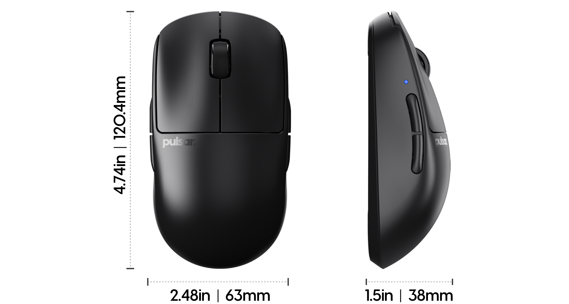 X2A v3 Gaming Mouse - Ambidextrous Design for Peak Performance