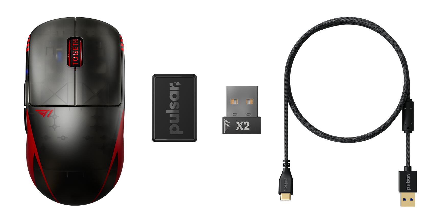 T1 Edition] X2 v3 Medium Gaming Mouse – Pulsar Gaming Gears