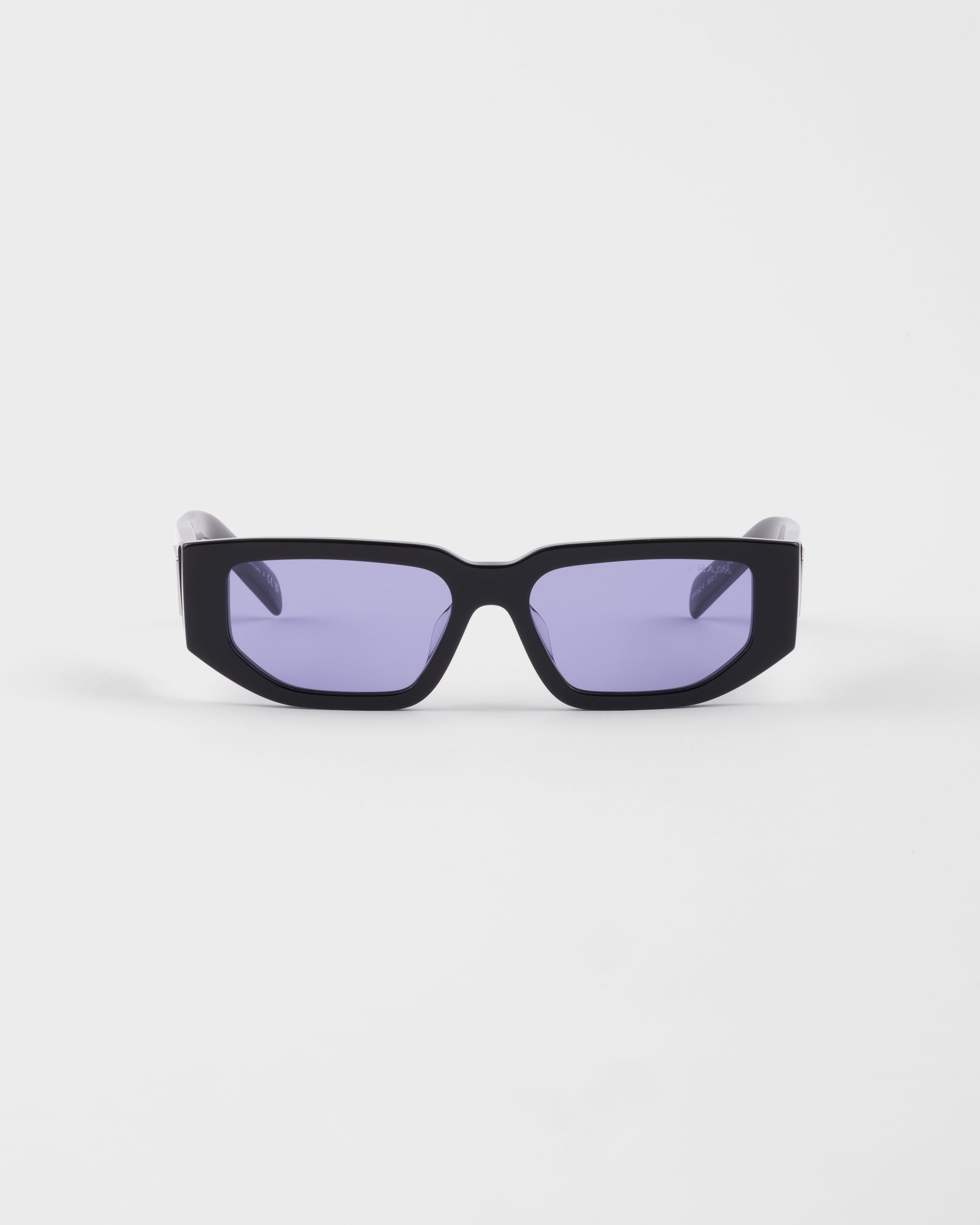 Purple Lenses Sunglasses With Triangle Logo | PRADA