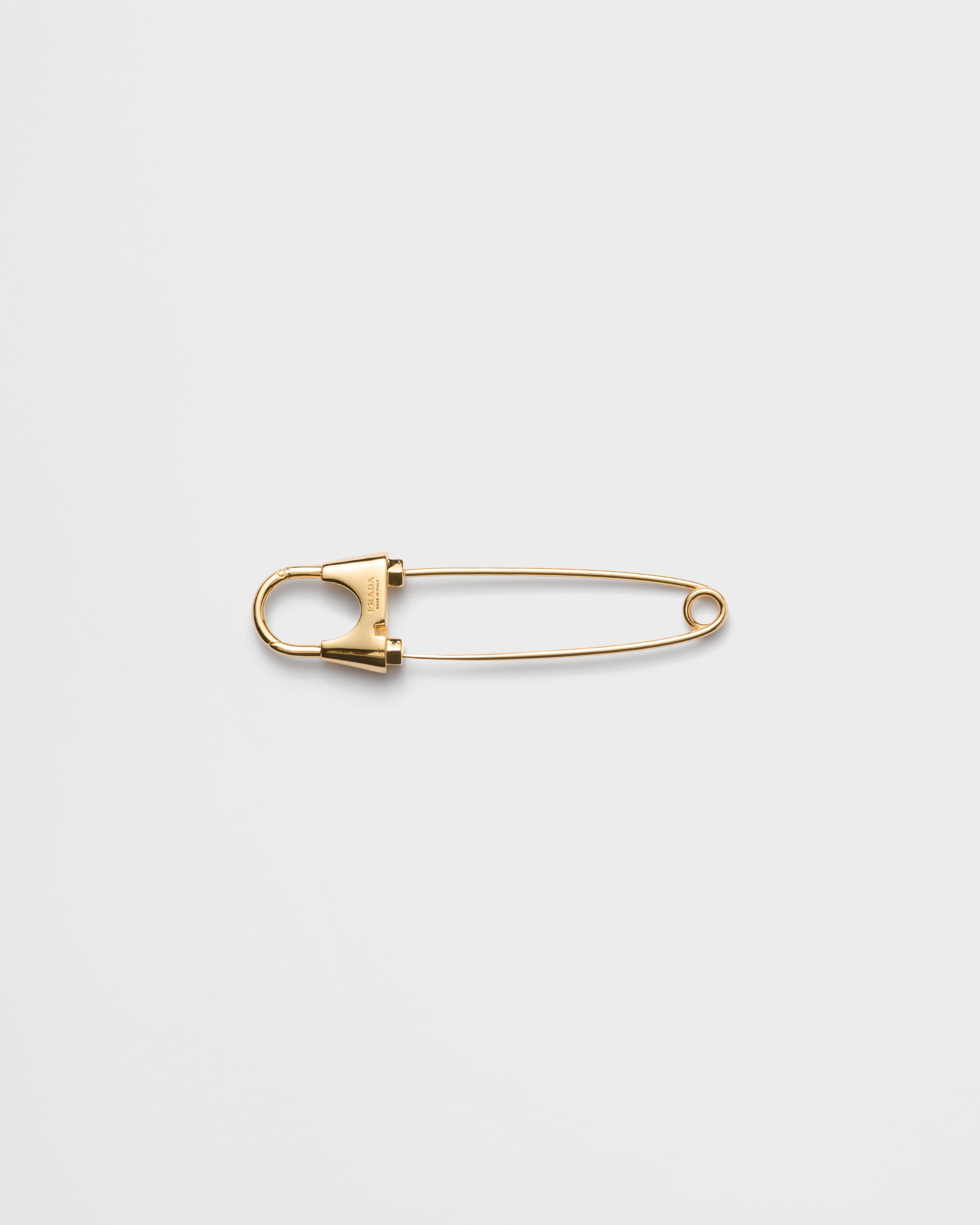 Gold Metal Brooch | PRADA