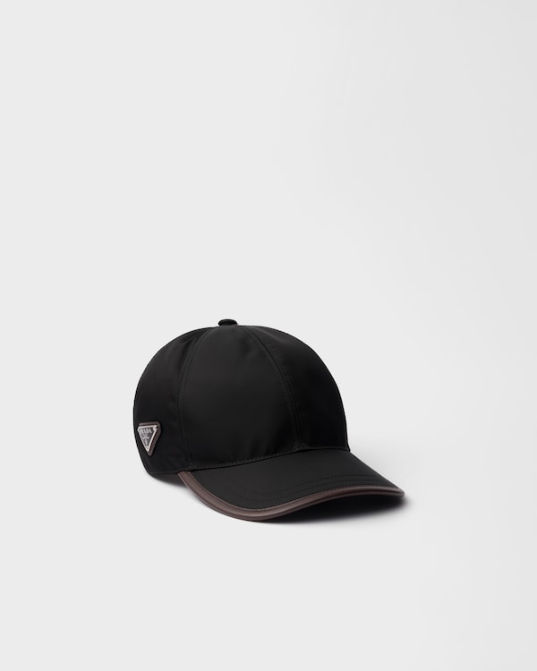 Black Prada Speedrock Re-nylon Baseball Cap | PRADA