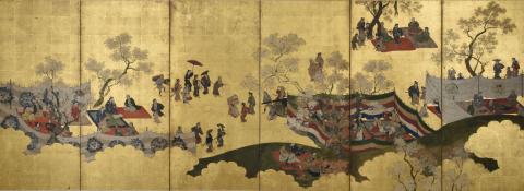 絹本著色涅槃図 無分筆・紙本金地著色観桜・観楓図六曲屏風 | 石川県