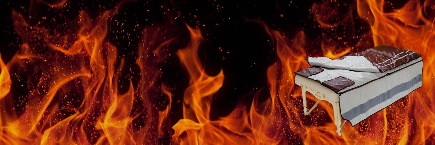 防水温熱マット | ヒートマット 滝のような発汗体験