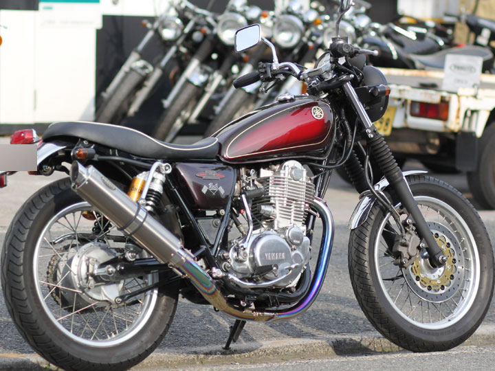 SR400 チタンマフラーの取り付けとセッティング| SR400カスタム