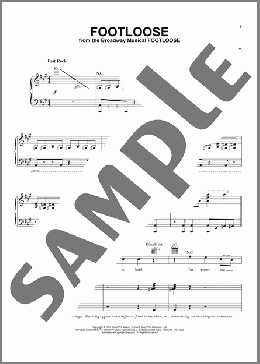 楽譜一覧】Footloose - ヤマハ「ぷりんと楽譜」