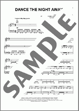 楽譜一覧】Dance The Night Away - ヤマハ「ぷりんと楽譜」