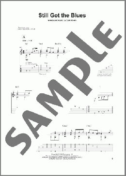 楽譜一覧】Still Got The Blues Gary Moore - ヤマハ「ぷりんと楽譜」