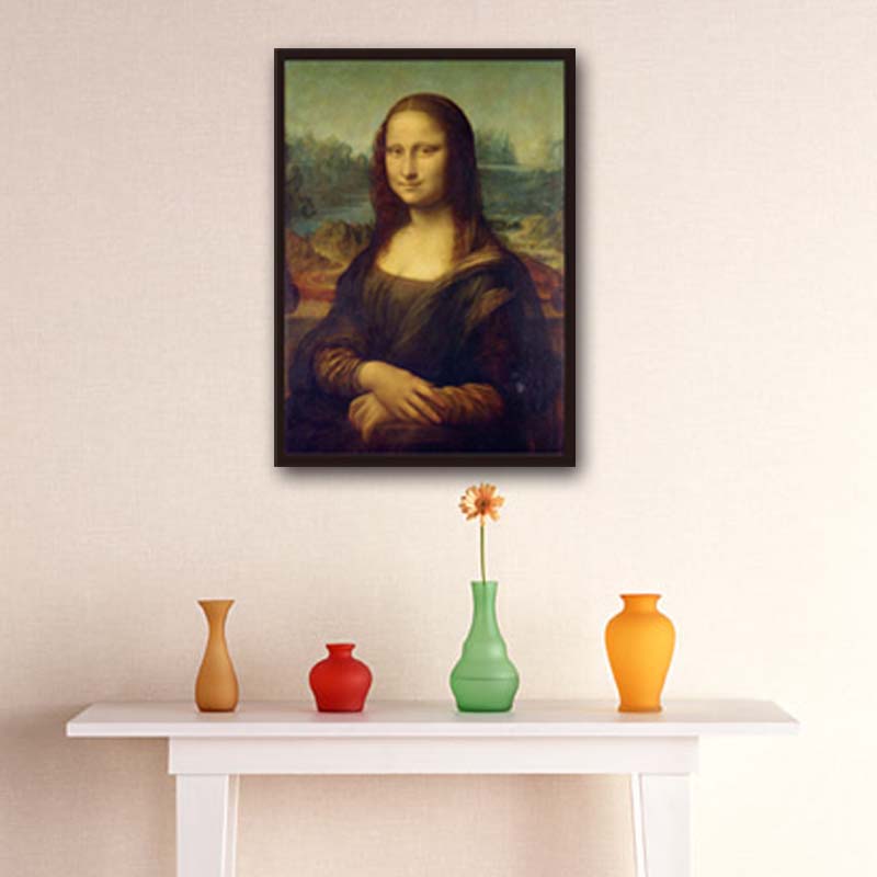 ダ・ヴィンチの名画】モナ・リザ｜額フレーム付きアートポスター