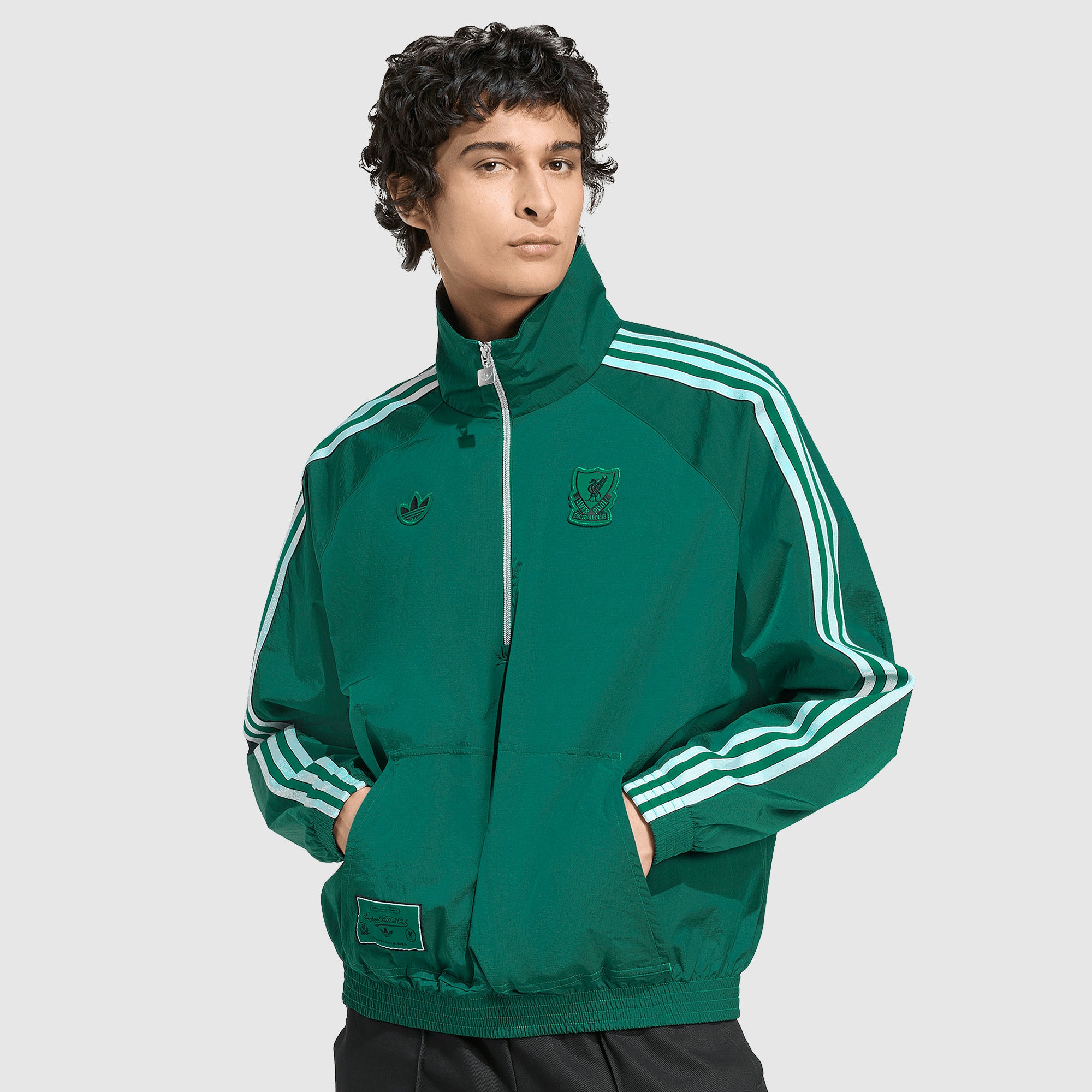 adidas Originals Liverpool 25/26 Terrace Icon Half-Zip Jacket