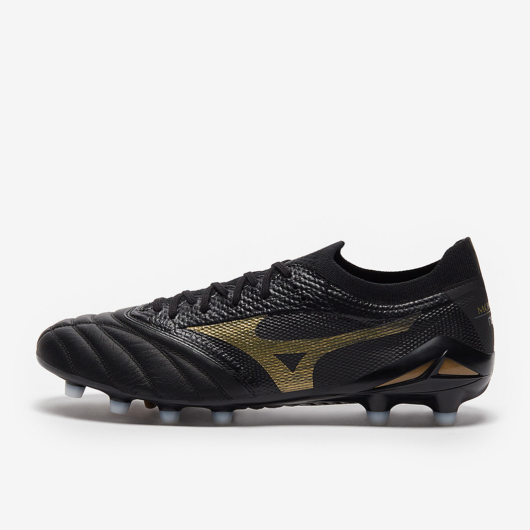 Mizuno Morelia Neo IV Beta Elite FG - Black/Gold - Mens Boots