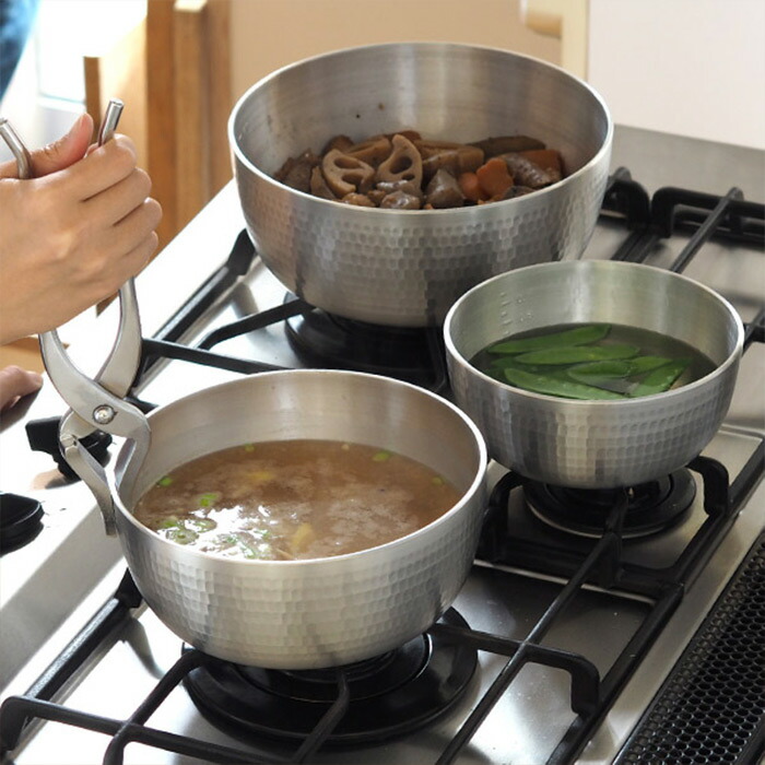 中尾アルミ製作所 ヤットコ鍋 15cm | 食器と料理道具の専門店「プロ