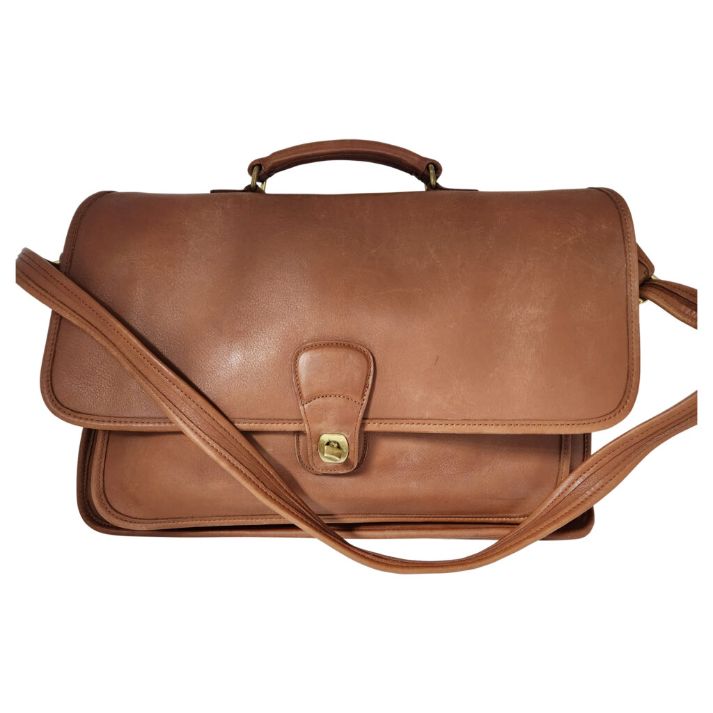 Coach Metropolitan Briefcase in British Tan Leather - Prosoft Binders