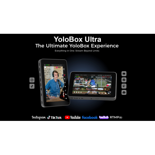 Yololiv YoloBox Ultra all-in-1 Livestreaming Encoder and Monitor