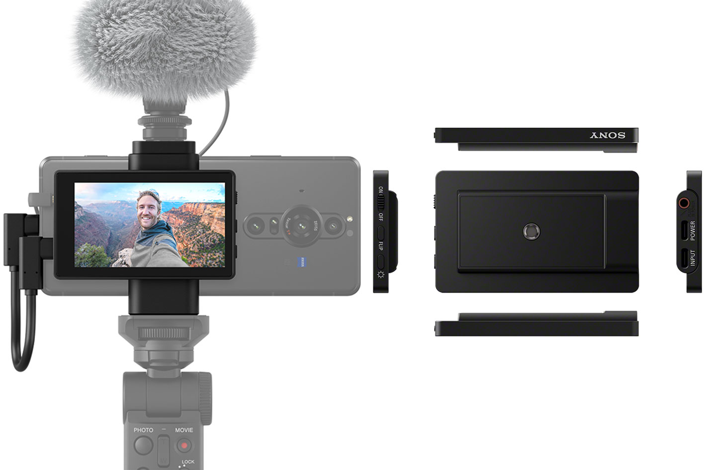 A Vlog Monitor to use with the Xperia PRO-I smartphone by Jose