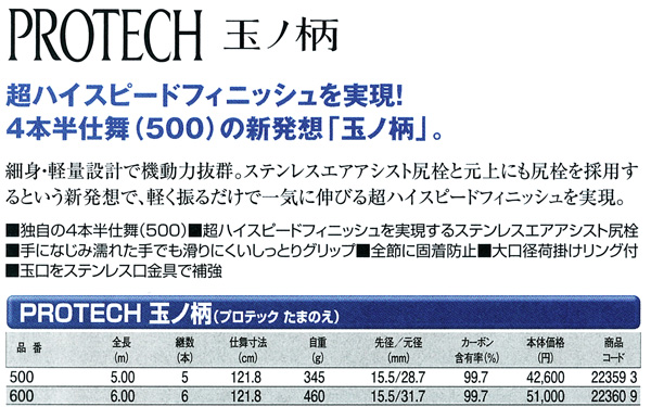 磯/磯釣り/ロッド/○2012○プロテック 玉ノ柄