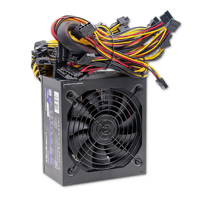 Qoltec ATX 1600W power supply | 80 plus Platinum | Data mining