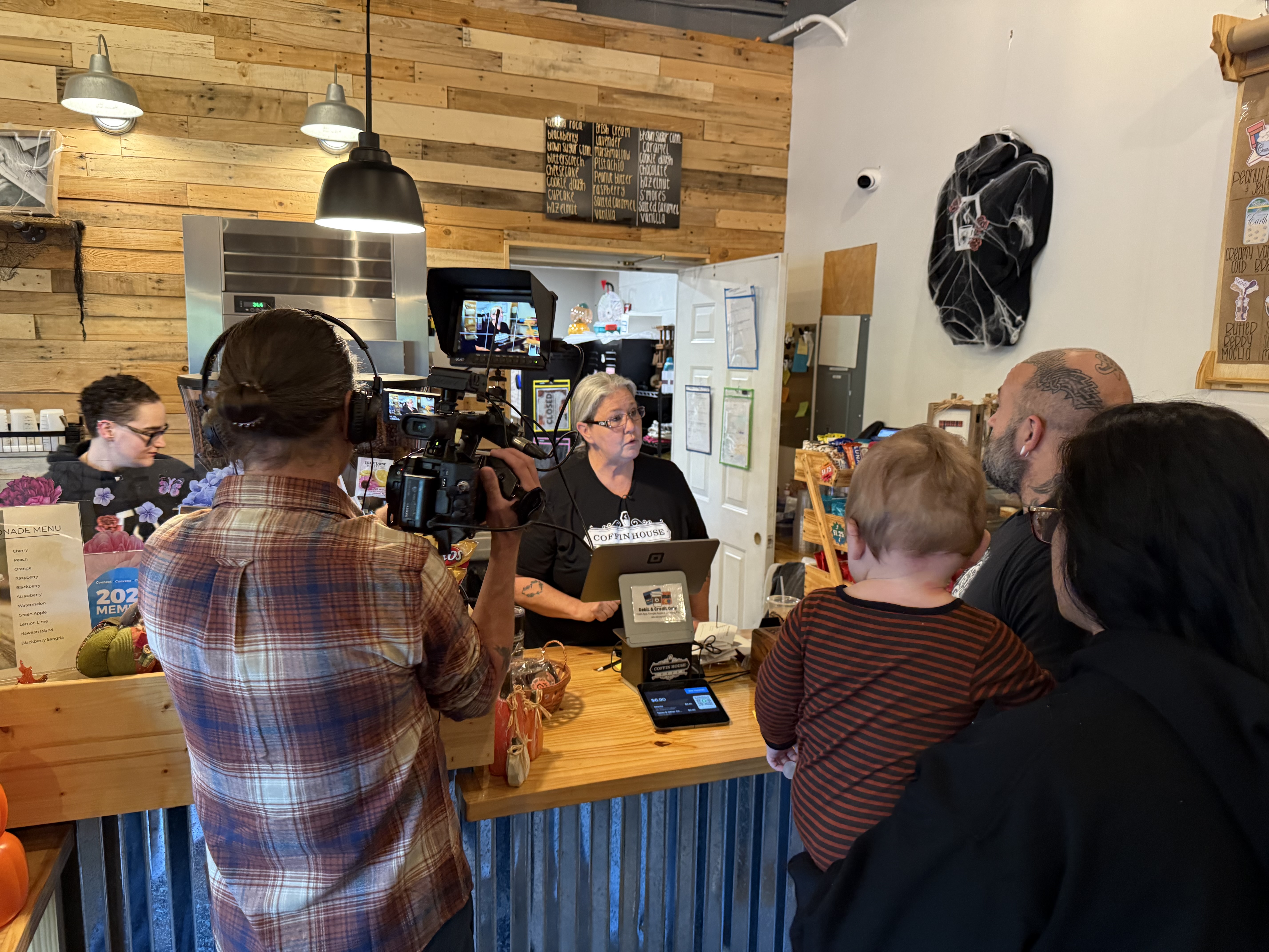 Not creepy': Lively Concord coffee shop is in a funeral home