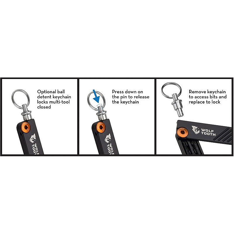 Wolftooth（ウルフトゥース）6-Bit Hex Wrench Multi-Tool with