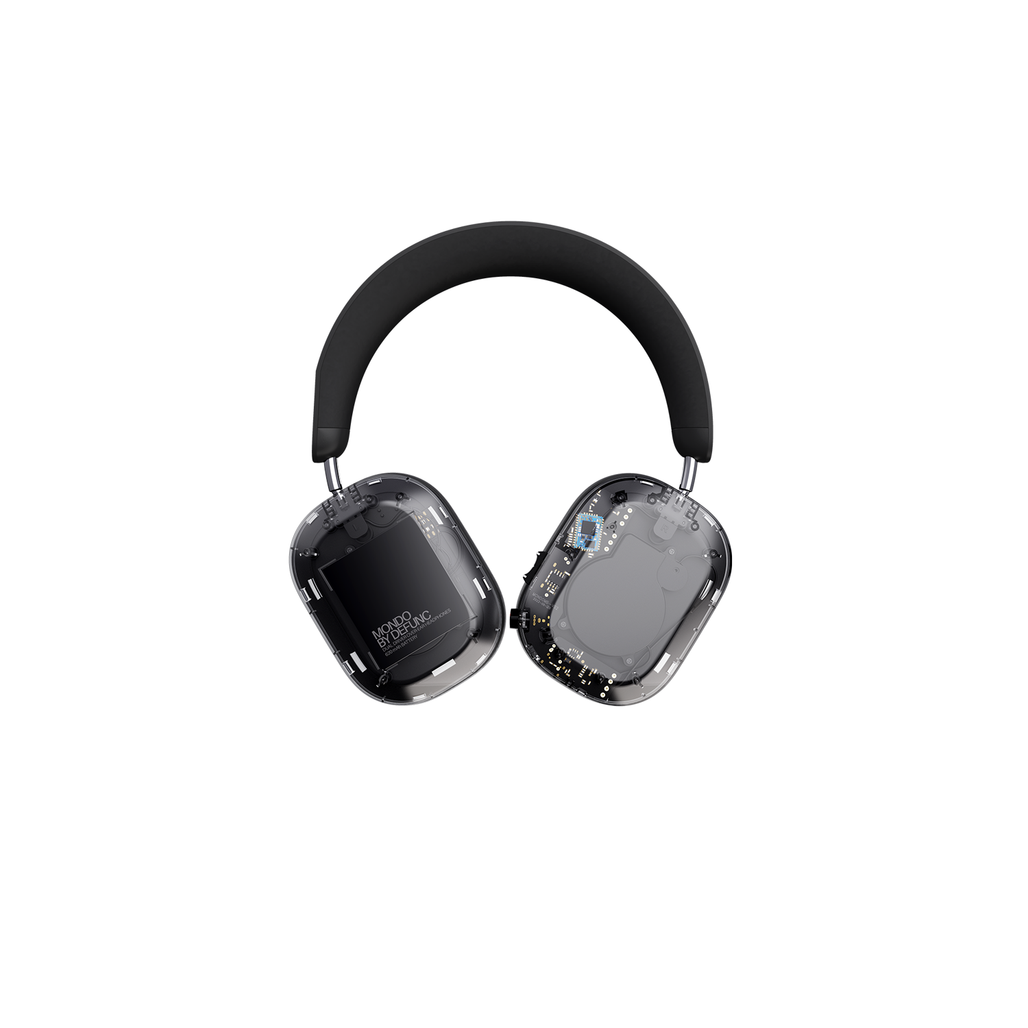 Mondo by Defunc Headphone - Over-Ear - Transparent – Q-Live