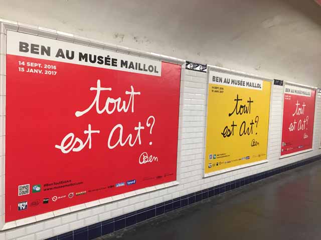 Ben Vautier（ベン・ヴォーティエ） tout est art? | close-up | CLOSE