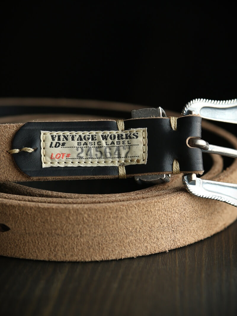 Vintage Works ヴィンテージワークス Leather belt レザーベルト