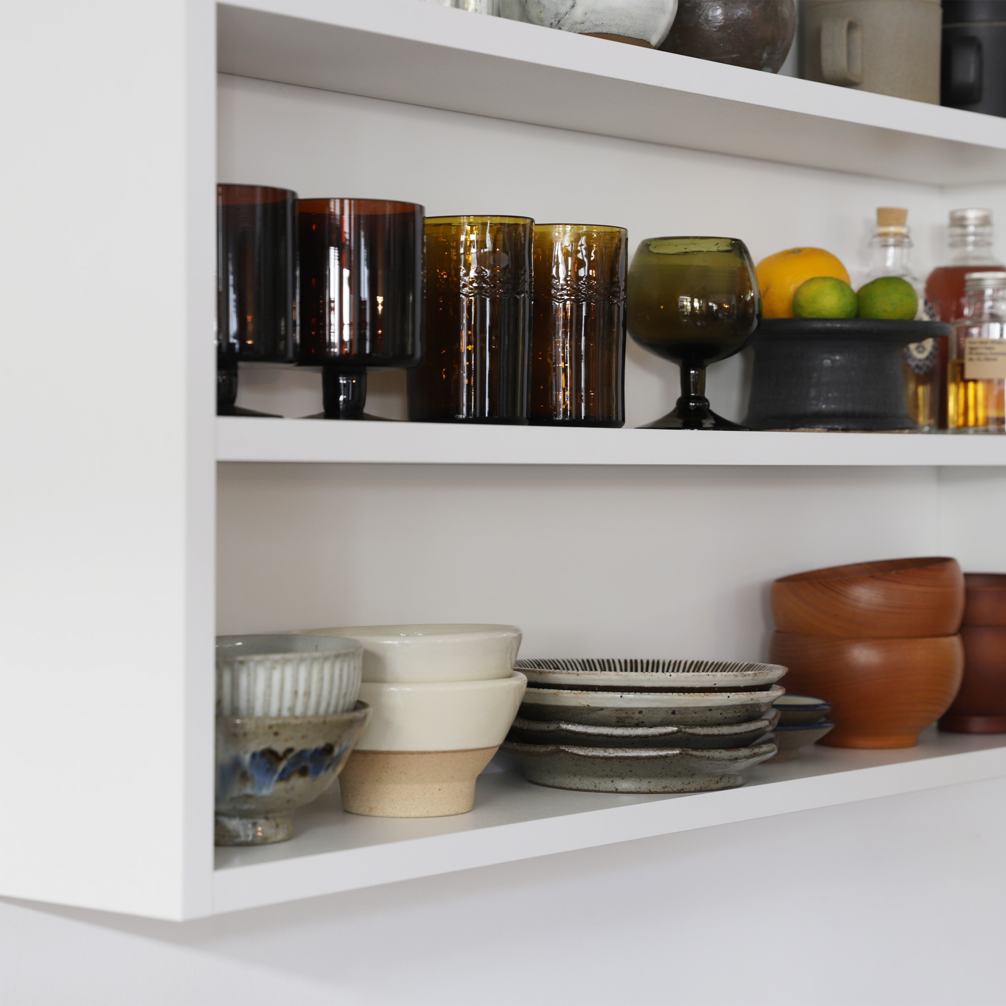 レギュラーシェルフ ホワイト 2段 W600 | KB-KC035-02-G141 | キッチン