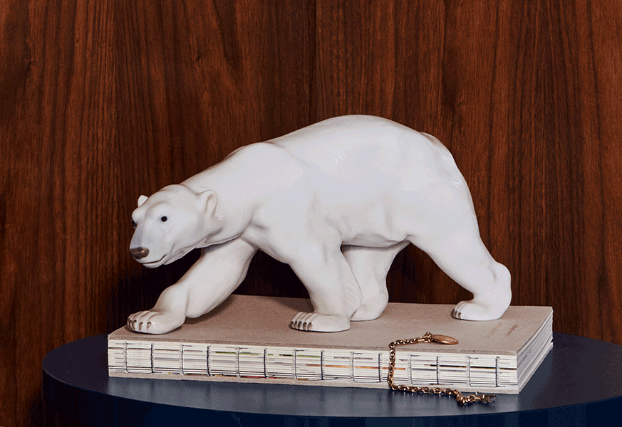 新商品 アンダーグレイズ フィギュリン ホッキョクグマ|ロイヤル