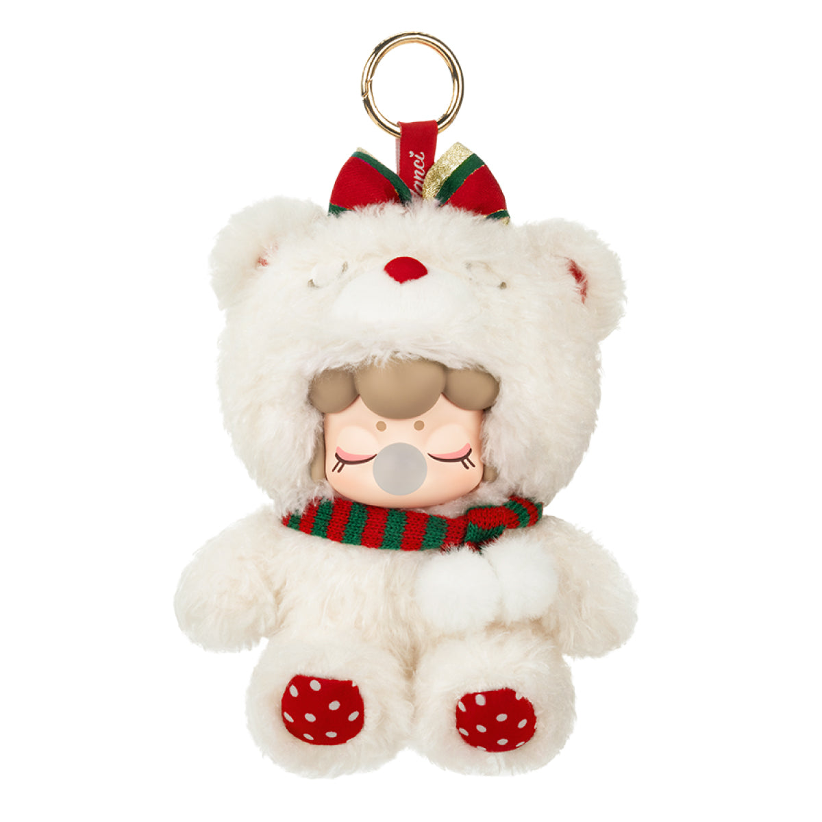 Rolife Christmas Bear Plush Pendant MN002 | Cute Holiday Plush