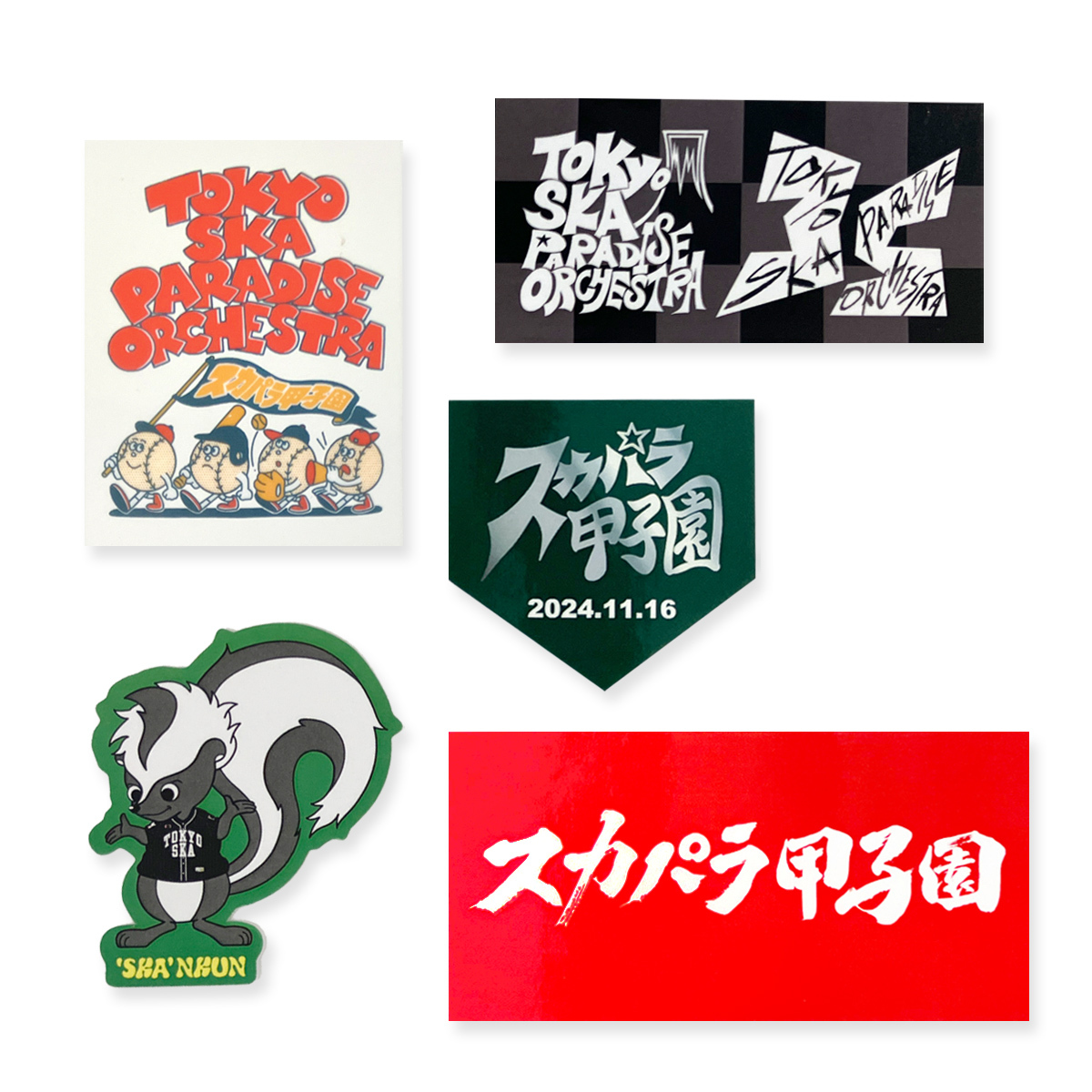 SALE]スカパラ甲子園ステッカーセット | ソニーミュージック公式