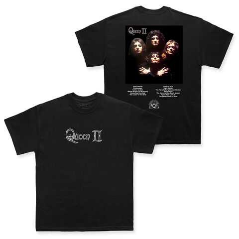 ジャケット柄Tシャツ(QUEEN II) BLACK | ソニーミュージック公式
