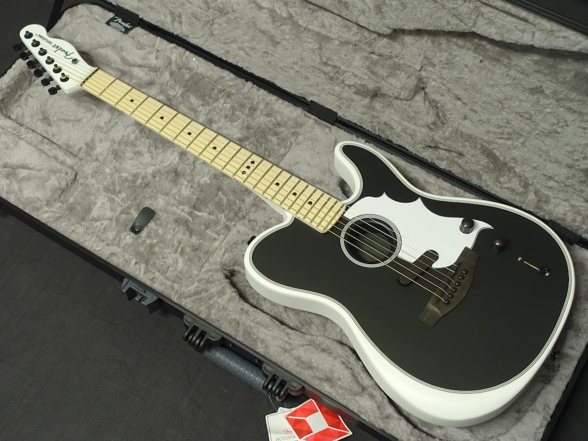 Fender Jack White Triplesonic Acoustasonic Telecaste Satin Arctic
