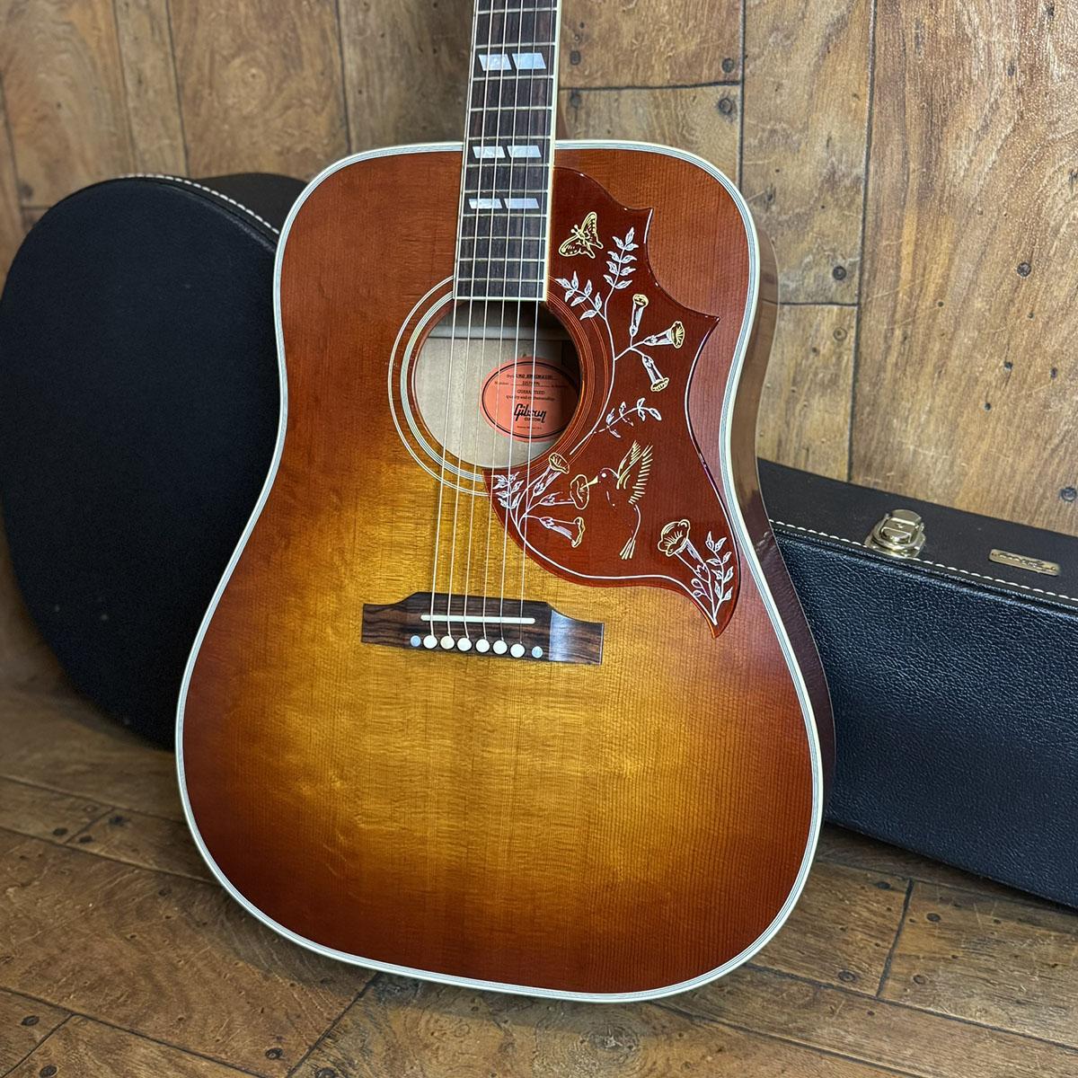 Gibson 1960 Hummingbird Fixed Bridge Heritage Cherry Sunburst VOS